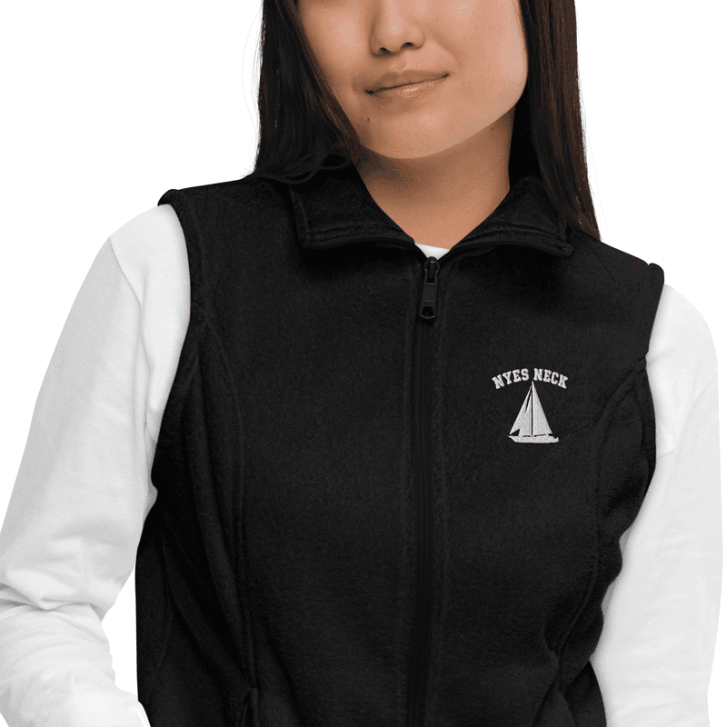 Classic Women’s Columbia fleece vest — Black