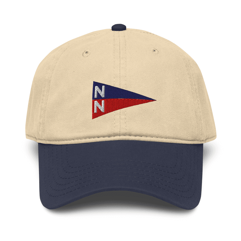 Retro baseball cap — Navy/Khaki