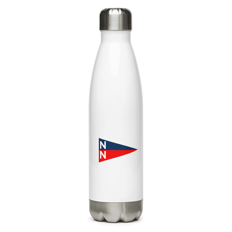 Stainless steel water bottle — White