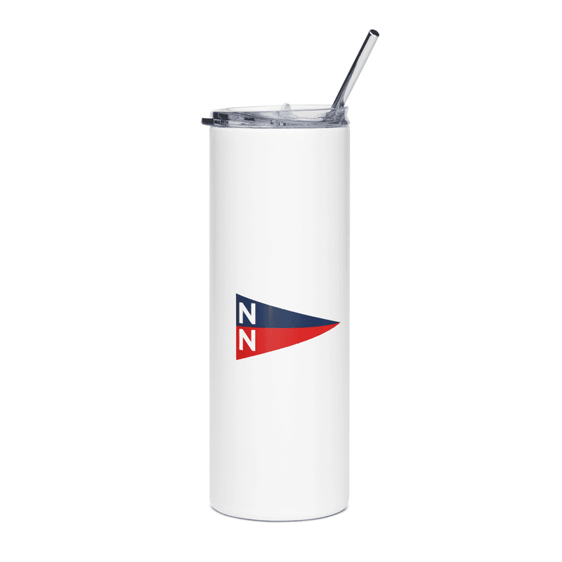 Stainless steel tumbler — White