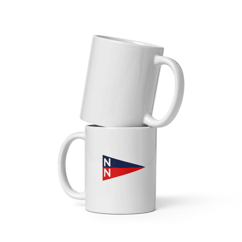 White glossy mug — White
